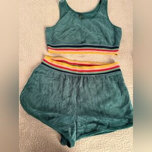 Wild Fable Teal Set with Colorful‎ Stripes
